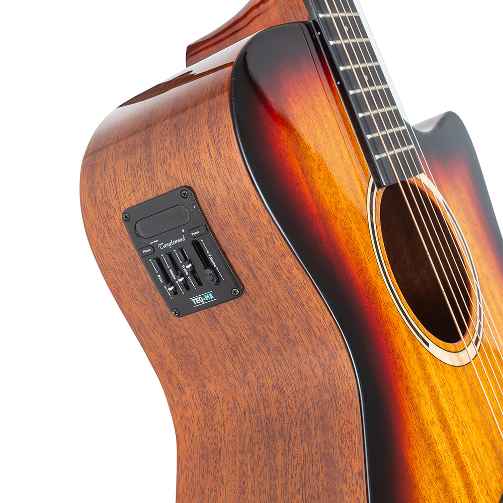 TANGLEWOOD DBT VCE SBG – DREADNOUGHT VENETIAN SEMI ACOUSTIC GUITAR