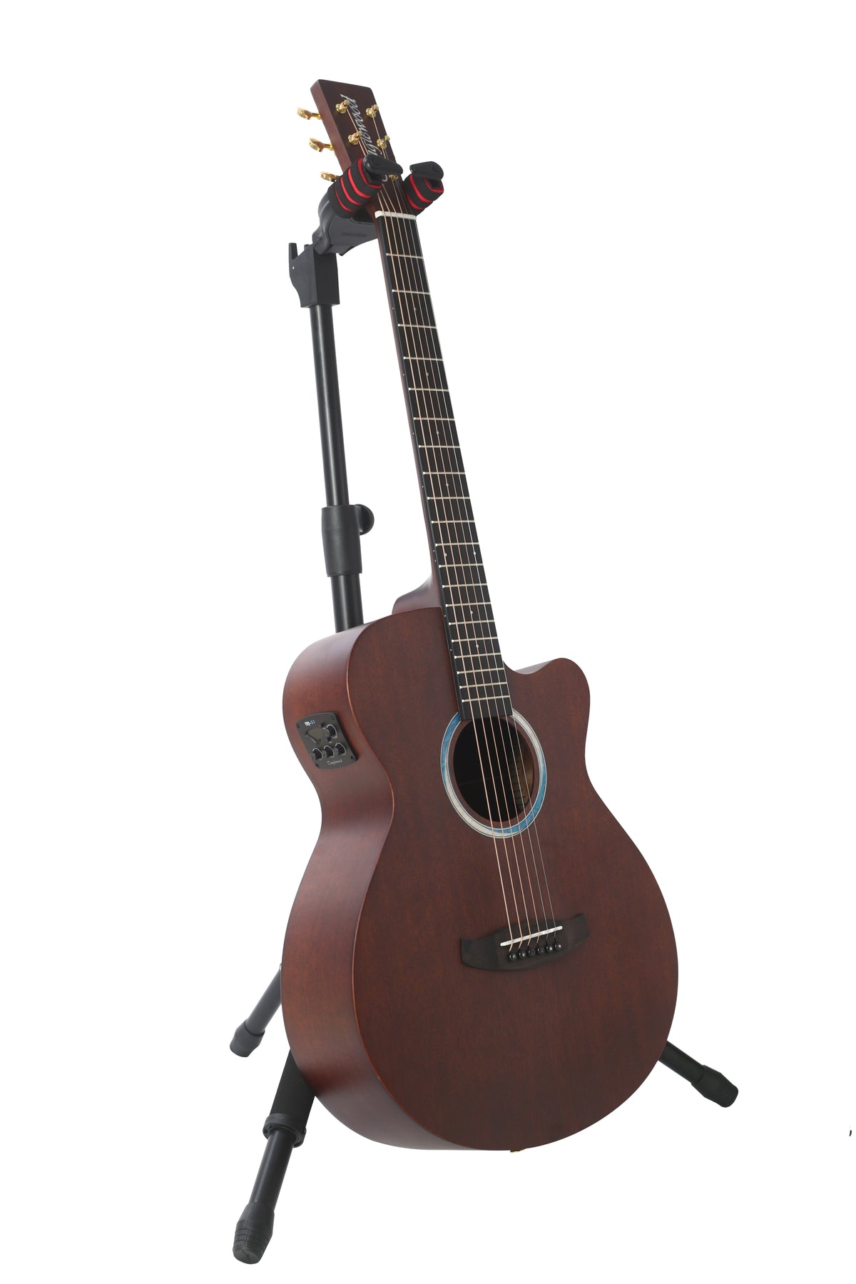 Tanglewood TE4CEBL Elemental Orchestra Semi Acoustic Guitar, Solid Top, Back & Sides - Mahogany with bag & 3 plectrums.