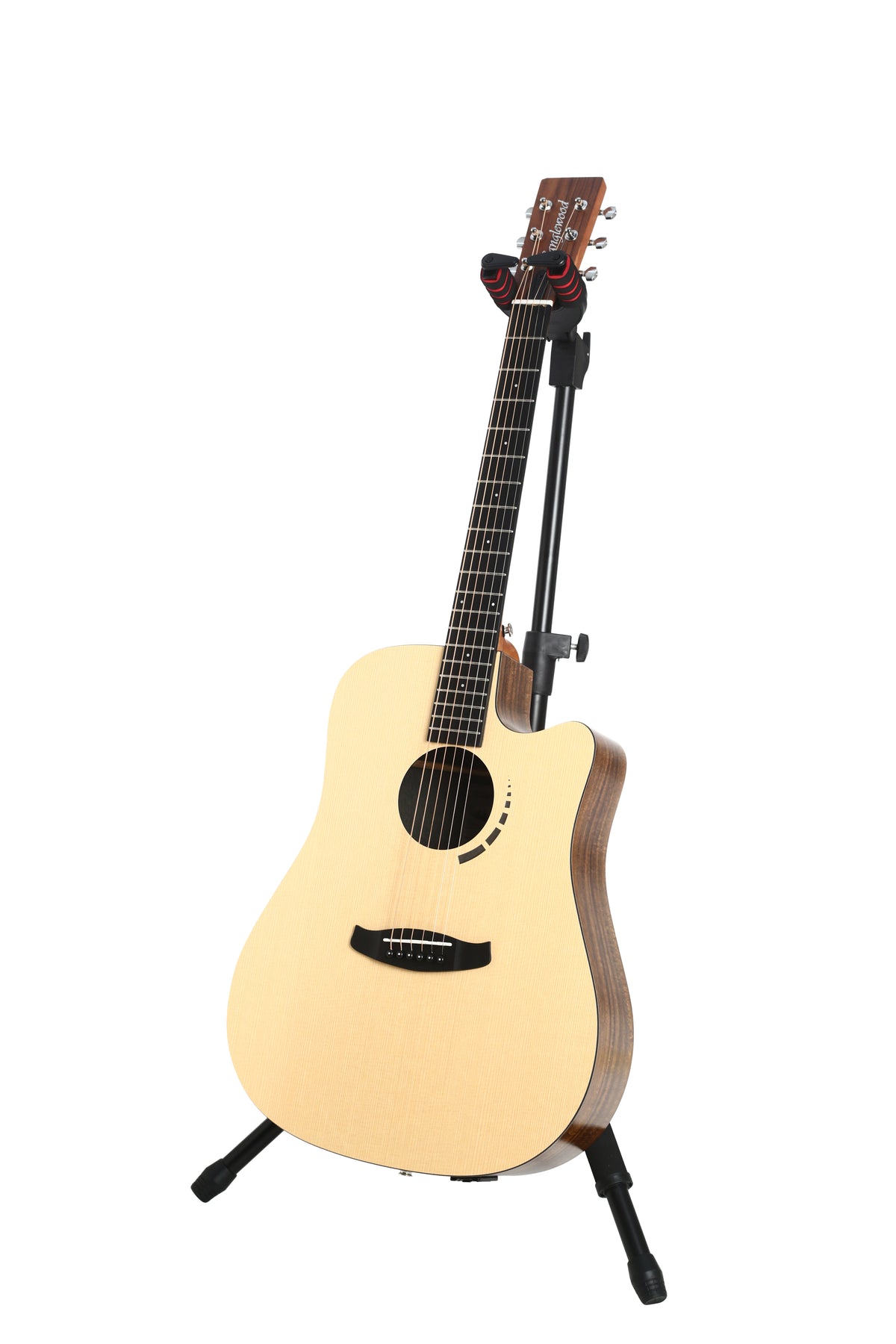 Tanglewood TM5CE Metropolitan HPL Spruce Dreadnaught Cutaway Semi Acoustic Guitar With bag.