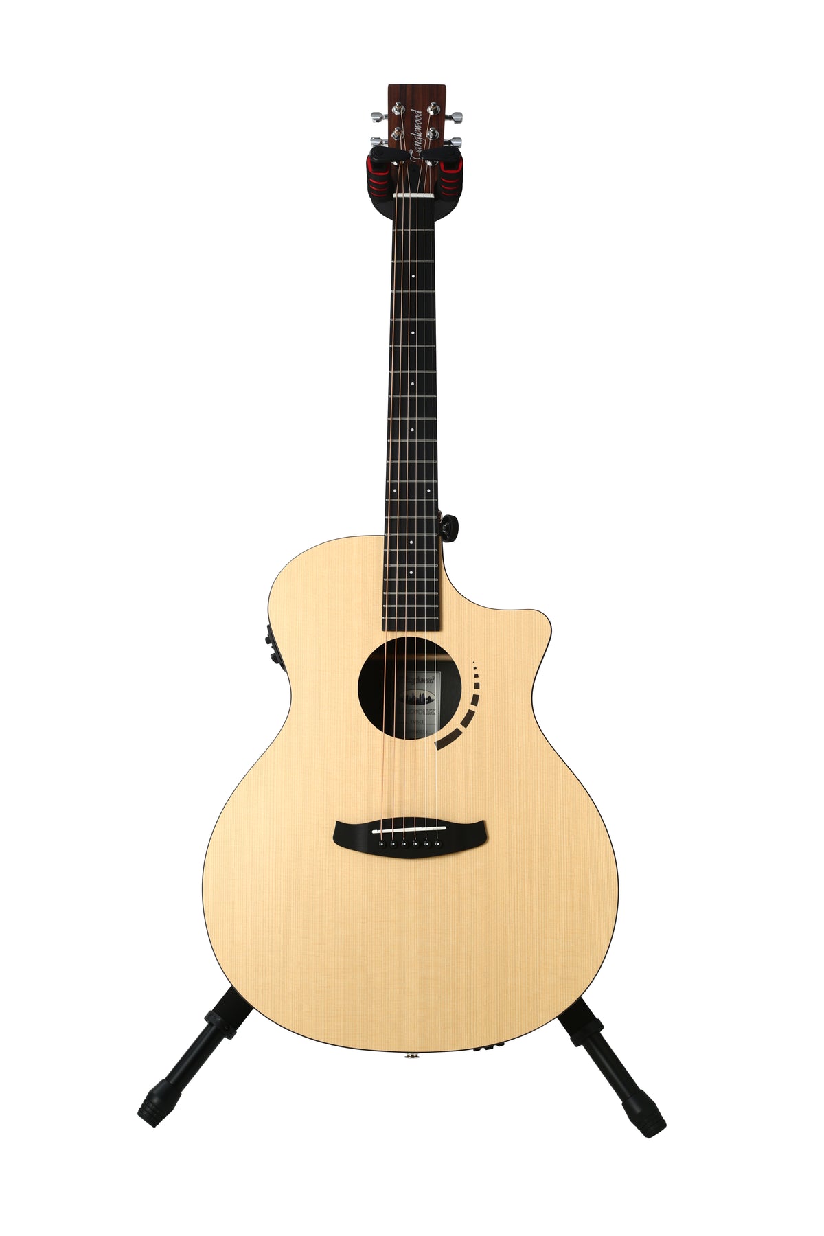 Tanglewood TM6CE Metropolitan HPL Spruce Auditorium Venetian Cutaway Semi Acoustic Guitar With bag.