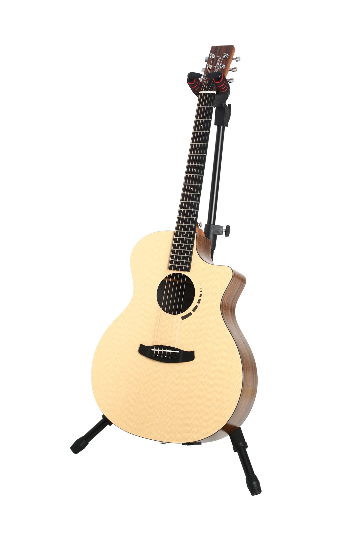 Tanglewood TM6CE Metropolitan HPL Spruce Auditorium Venetian Cutaway Semi Acoustic Guitar With bag.