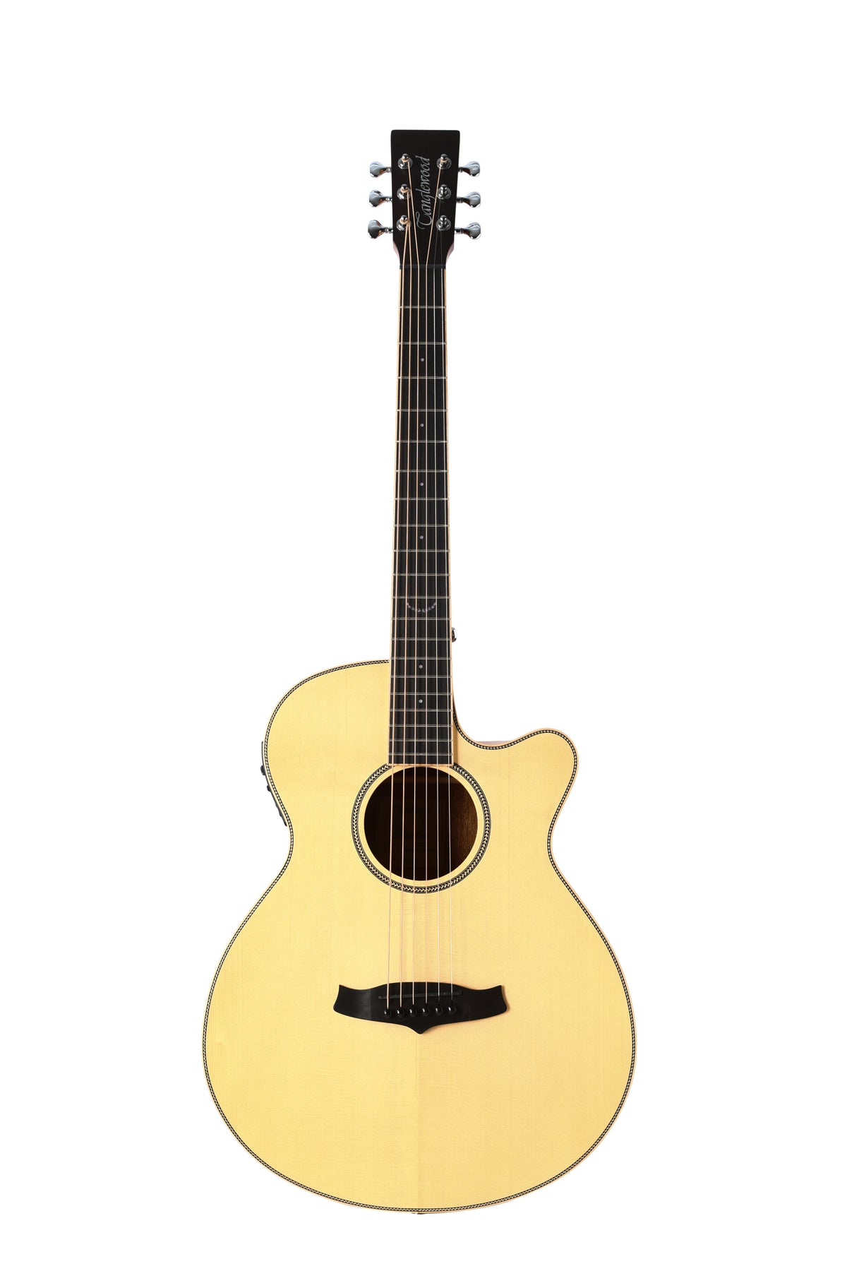 Tanglewood TP4CE Premier Super Folk Cutaway Semi Acoustic,Top - Solid Englemann Spruce, Back & side - Solid Mahogany With Bag & Guitar Humidifier.
