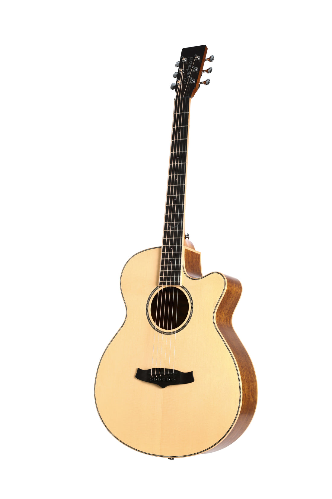 Tanglewood TP4CE Premier Super Folk Cutaway Semi Acoustic,Top - Solid Englemann Spruce, Back & side - Solid Mahogany With Bag & Guitar Humidifier.