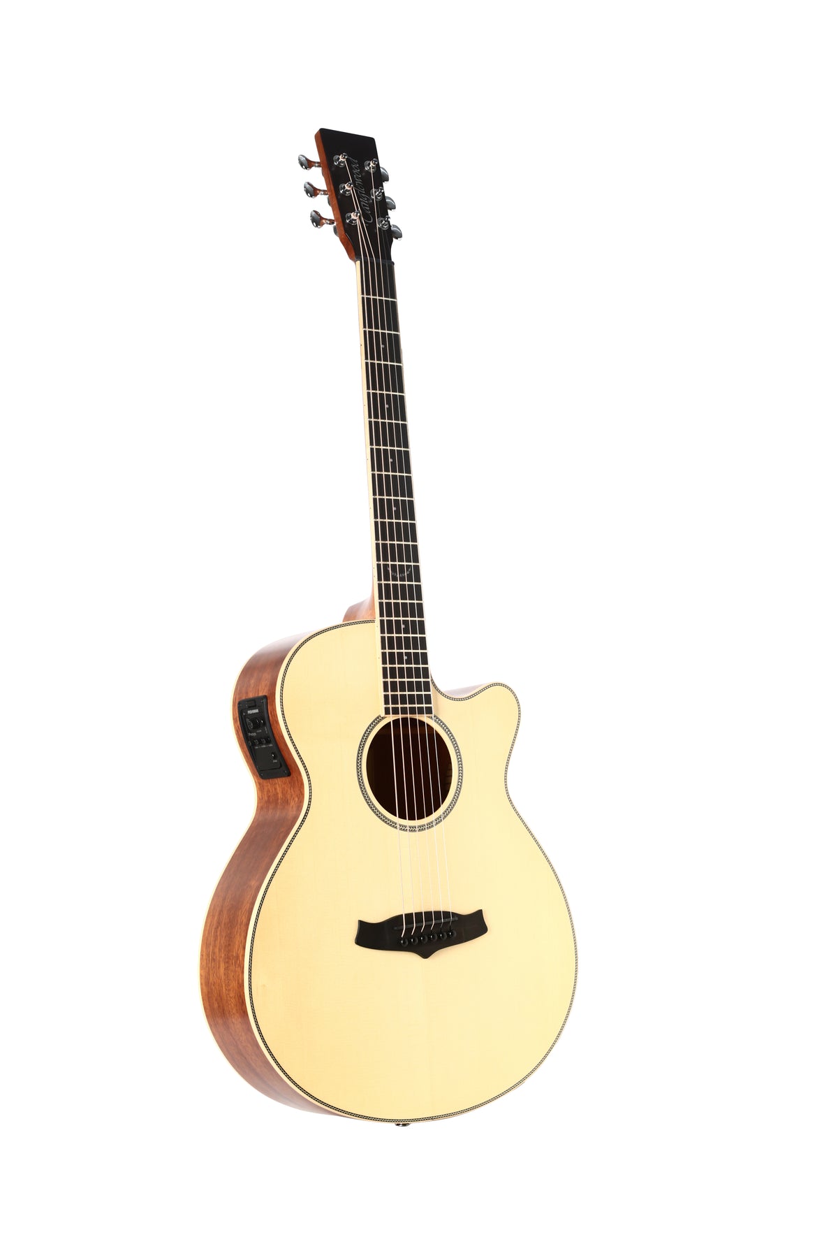 Tanglewood TP4CE Premier Super Folk Cutaway Semi Acoustic,Top - Solid Englemann Spruce, Back & side - Solid Mahogany With Bag & Guitar Humidifier.