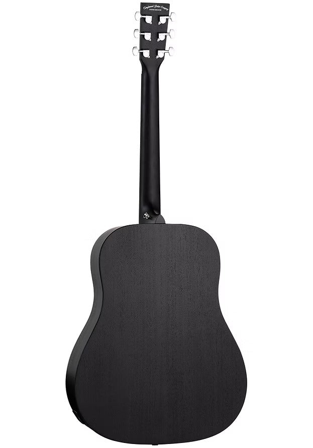 Tanglewood TWBB SDE 6-String Semi-Acoustic Dreadnought – Black Satin Finish With Bag