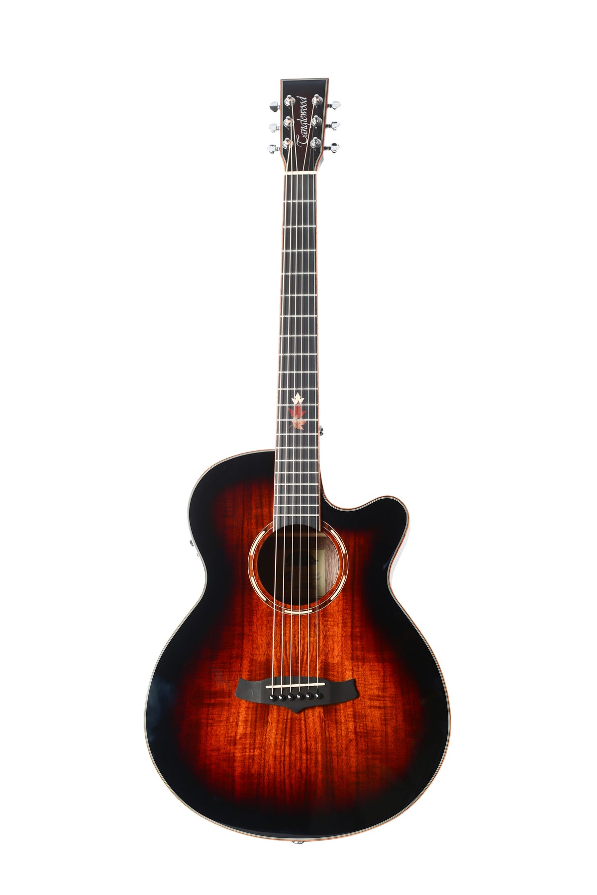 Tanglewood TWX4CEK Winterleaf Exotic Super Folk Cutaway Semi Acoustic,Top - Solid Mahogany, Koa Veneer,Back & Sides - Koa,Fishman Eq, With bag.
