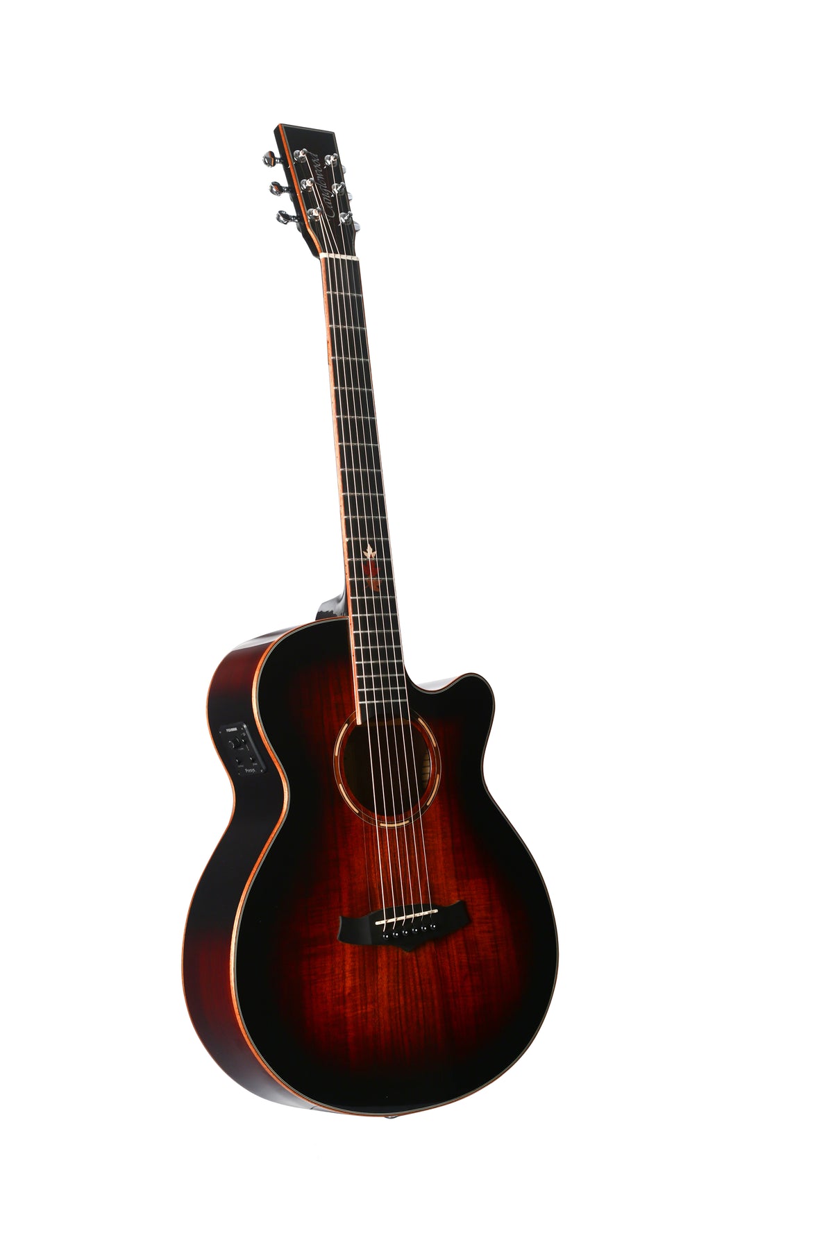 Tanglewood TWX4CEK Winterleaf Exotic Super Folk Cutaway Semi Acoustic,Top - Solid Mahogany, Koa Veneer,Back & Sides - Koa,Fishman Eq, With bag.