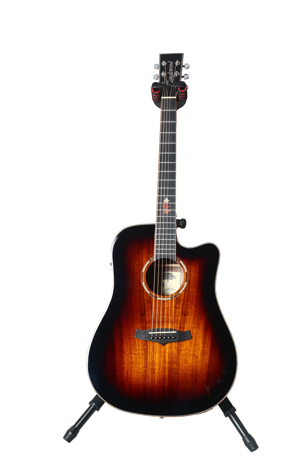 Tanglewood TWX5CEK Winterleaf Exotic Dreadnought Cutaway Semi Acoustic,Top - Solid Mahogany, Koa Veneer,Back & Sides - Koa,Fishman Eq with Bag.