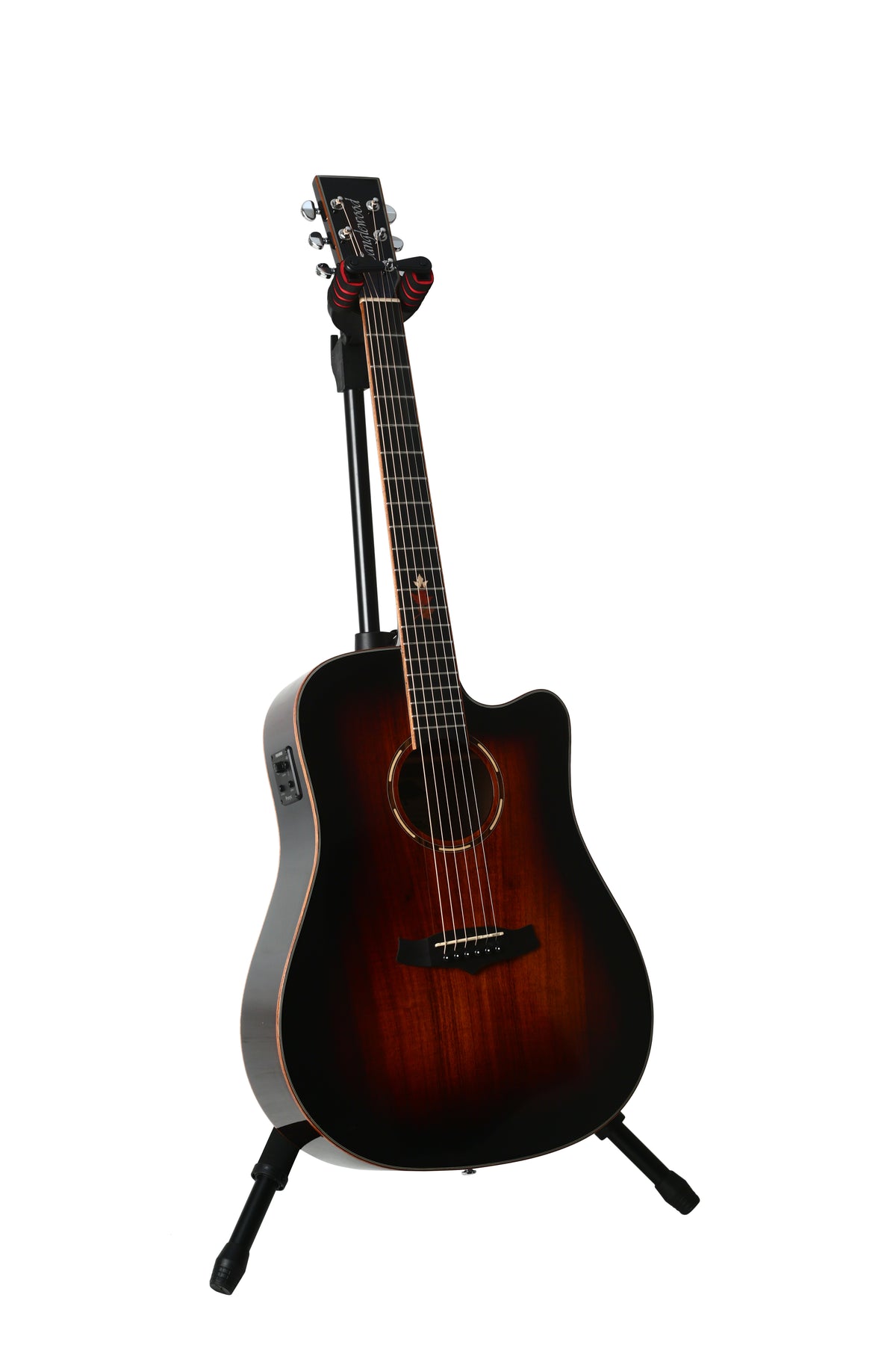 Tanglewood TWX5CEK Winterleaf Exotic Dreadnought Cutaway Semi Acoustic,Top - Solid Mahogany, Koa Veneer,Back & Sides - Koa,Fishman Eq with Bag.