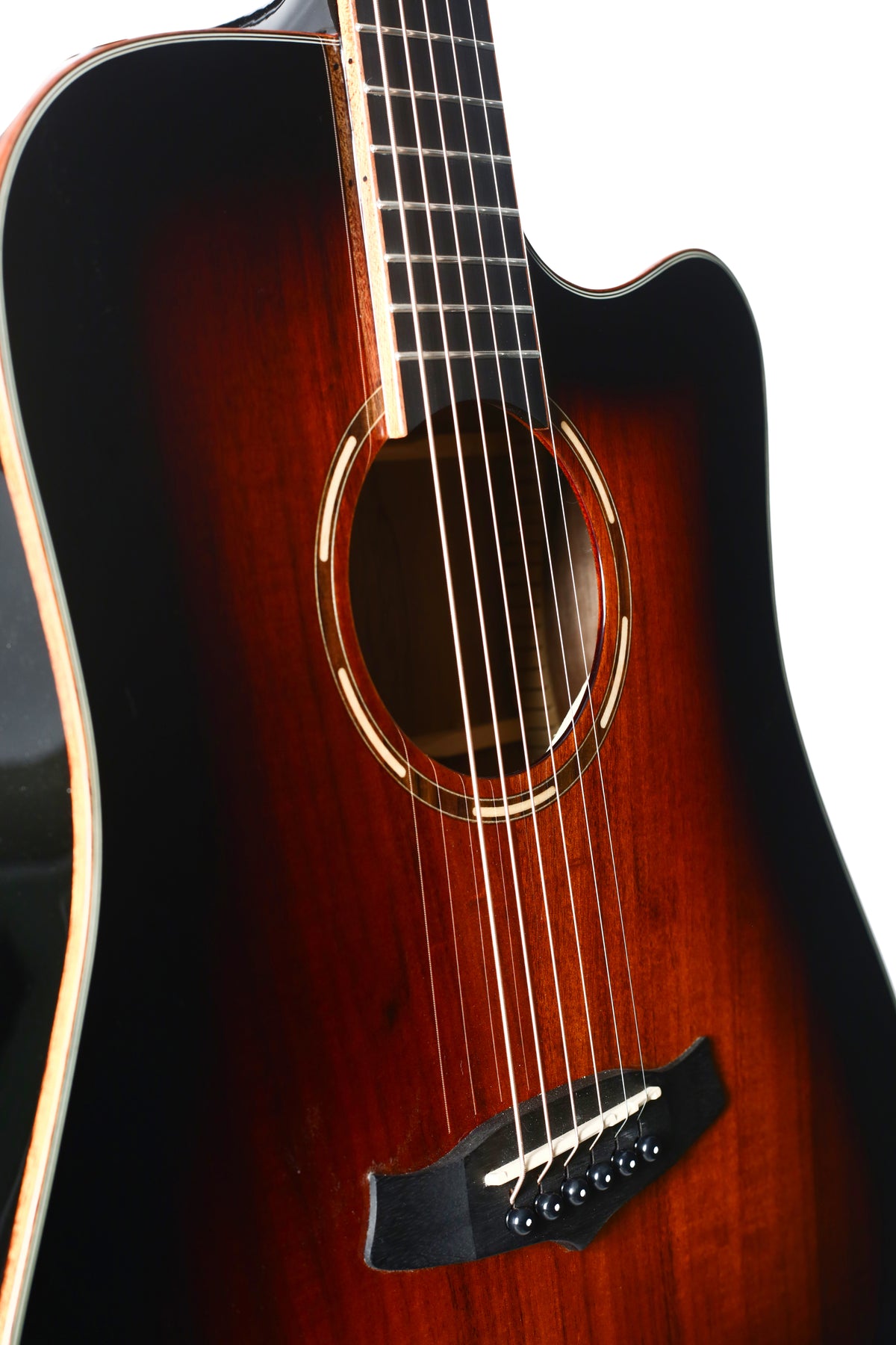 Tanglewood TWX5CEK Winterleaf Exotic Dreadnought Cutaway Semi Acoustic,Top - Solid Mahogany, Koa Veneer,Back & Sides - Koa,Fishman Eq with Bag.