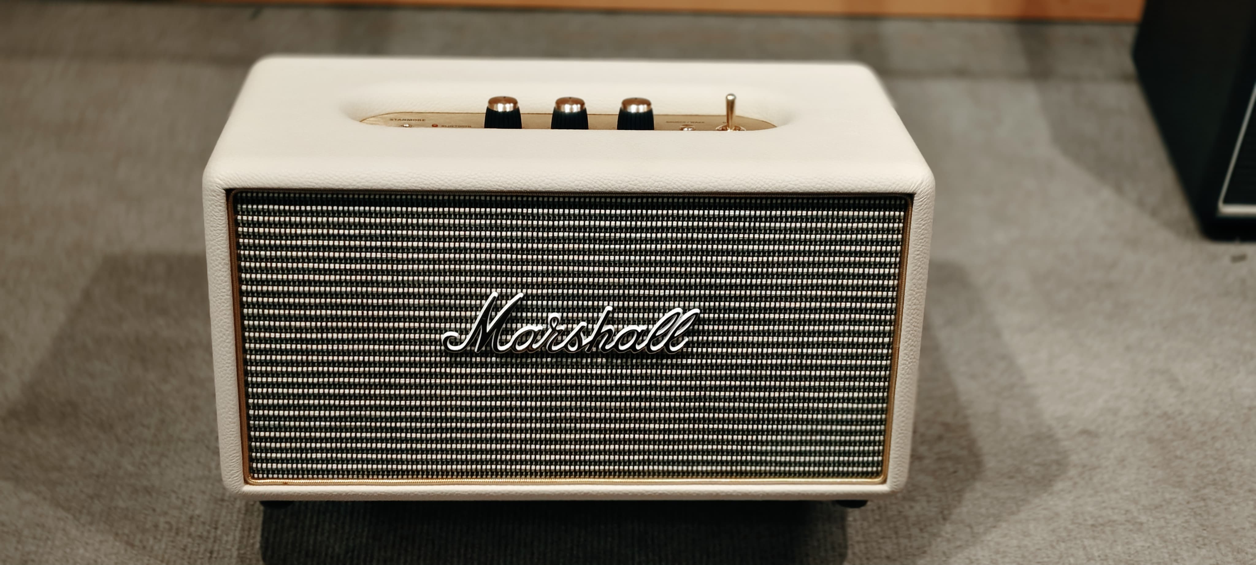 Marshall Stanmore 1 80W Bluetooth Speaker, Cream - Open Box