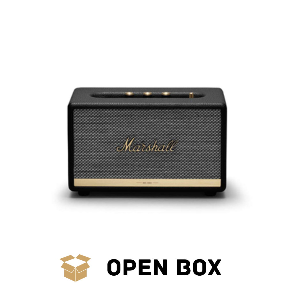 Marshall Acton II Wireless Bluetooth Powered Speaker (Black) - Open Box