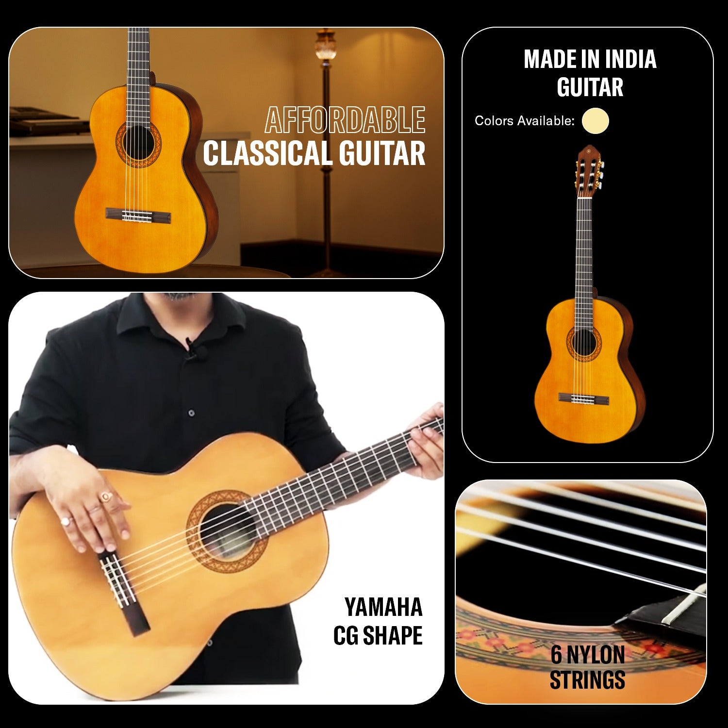 Yamaha C40 – Affordable Nylon-String Guitar- Open Box