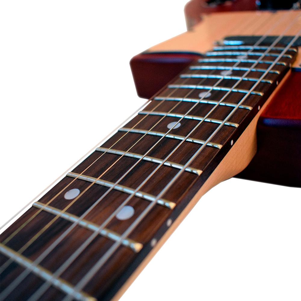 Newen Frizz Electric Guitar White Oak Wood 