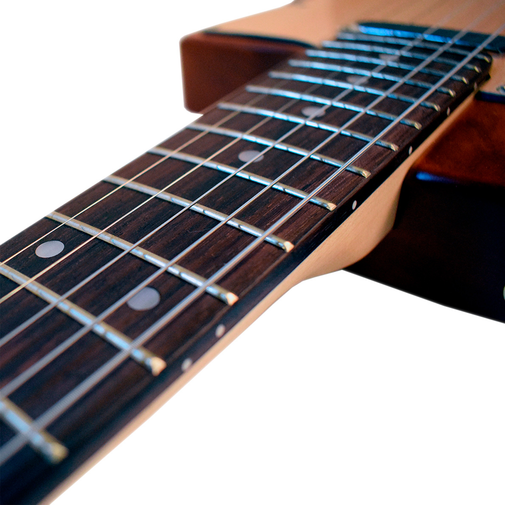 Newen Frizz Electric Guitar White Oak Wood 