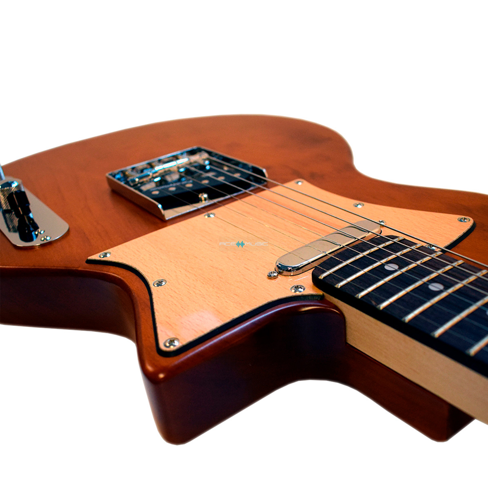 Newen Frizz Electric Guitar White Oak Wood 