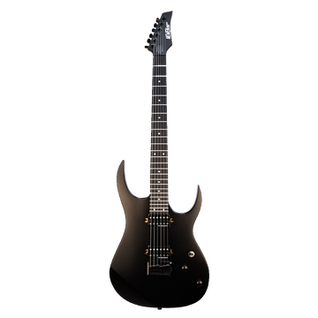 Newen Rock Series Double Cutaway 6 String Electric Guitar, Solid White Oak Wood, Black