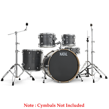 Natal KAR-UF22-GST Arcadia Series US Fusion 5-Piece Acoustic Drum Kit with Hardware & Stands