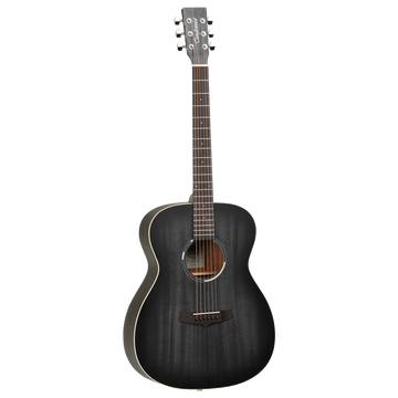 Tanglewood TWBB O Blackbird Orchestra Acoustic Guitar, Hand Selected Mahogany, Smokestack Black Satin