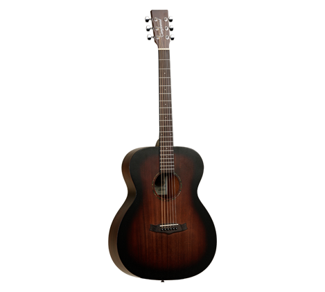 Tanglewood Crossroads TWCR O Acoustic Guitar, Orchestra, Whiskey Barrel Burst Satin Finish with Padded Bag