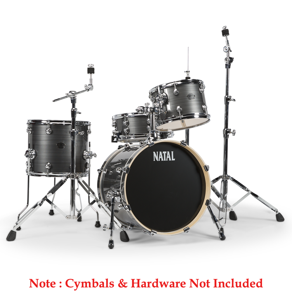 Natal KARB-TJ-GST Arcadia Birch Series Traditional Jazz TJ 4 Piece Shell Pack Acoustic Drum Kit Without Hardware & Cymbals