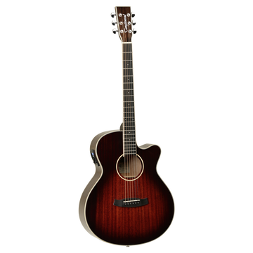 Tanglewood TW4 E AVB Winterleaf Super Folk Electro Acoustic Guitar, Fishman Pickup  Autumn Vintage Burst Gloss