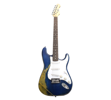 Newen Relic Finish Stratocaster Electric Guitar White Oak Wood 