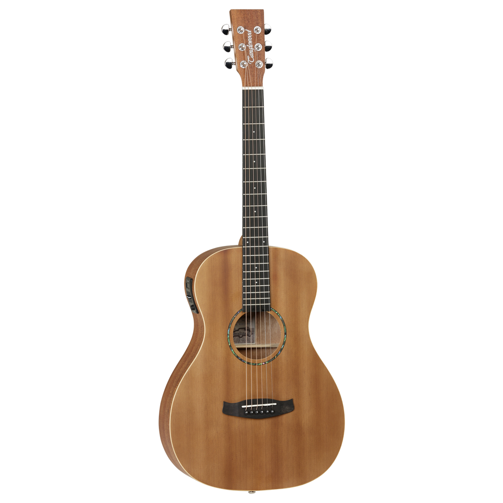 Tanglewood Roadster II TWR2 PE Semi Acoustic Guitar, 6 Strings, Parlour, Natural Satin Finish, Free Padded Bag