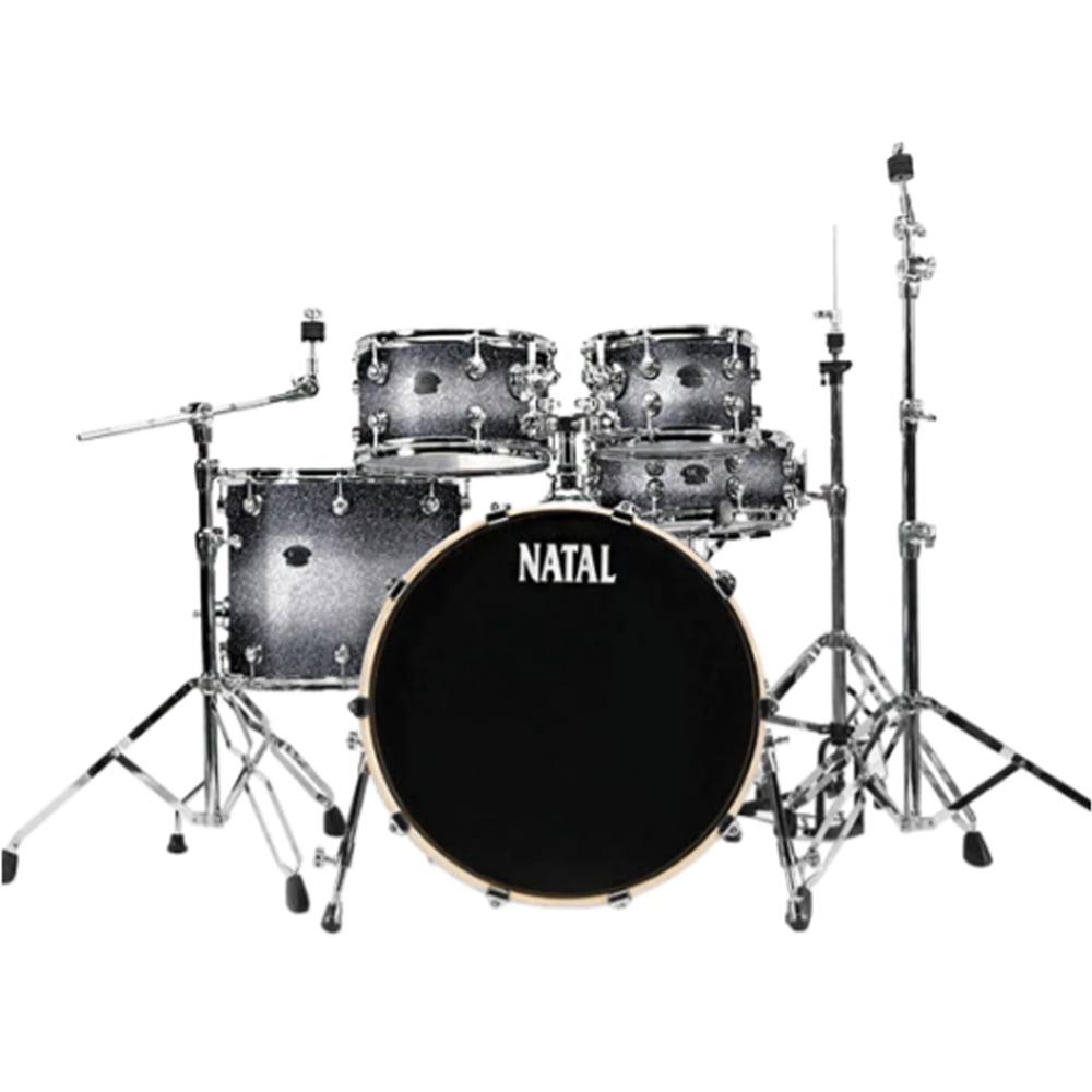 Natal KAR-UF22-BSS Arcadia Series US Fusion 5-Piece Acoustic Drum Kit with Hardware & Stands