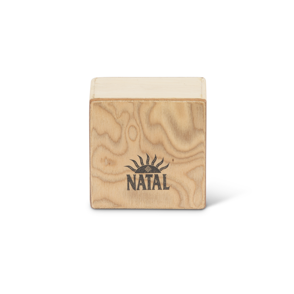 Natal WSK-SQ-MB Square Shaker in Macha Burl