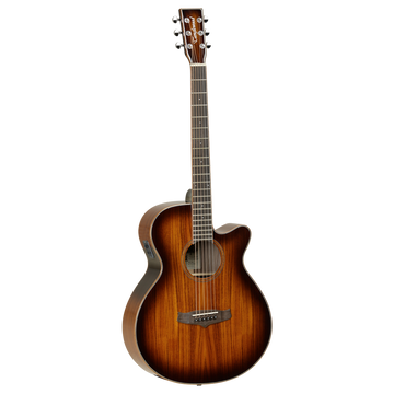 Tanglewood TW4 E KOA Winterleaf Series Electro Acoustic Guitar, Fishman Presys Pickup, Tobacco Burst Gloss