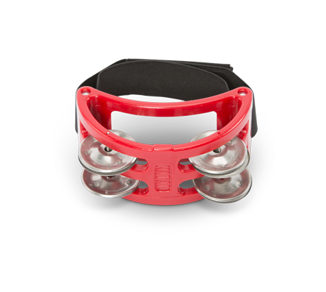 Natal NTFTR Foot Tambourine, Red