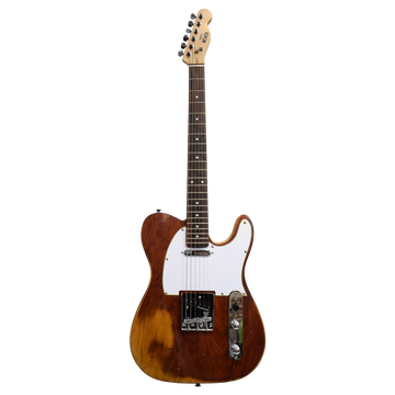 newen Relic finish Telecaster Electric Guitar white oak wood