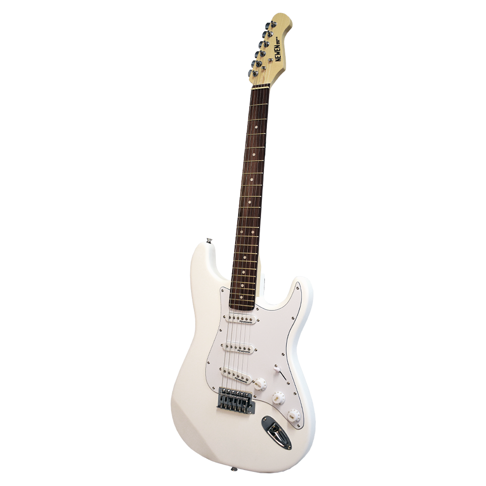 NEWEN Stratocaster Style Electric Guitar Made in Argentina, White