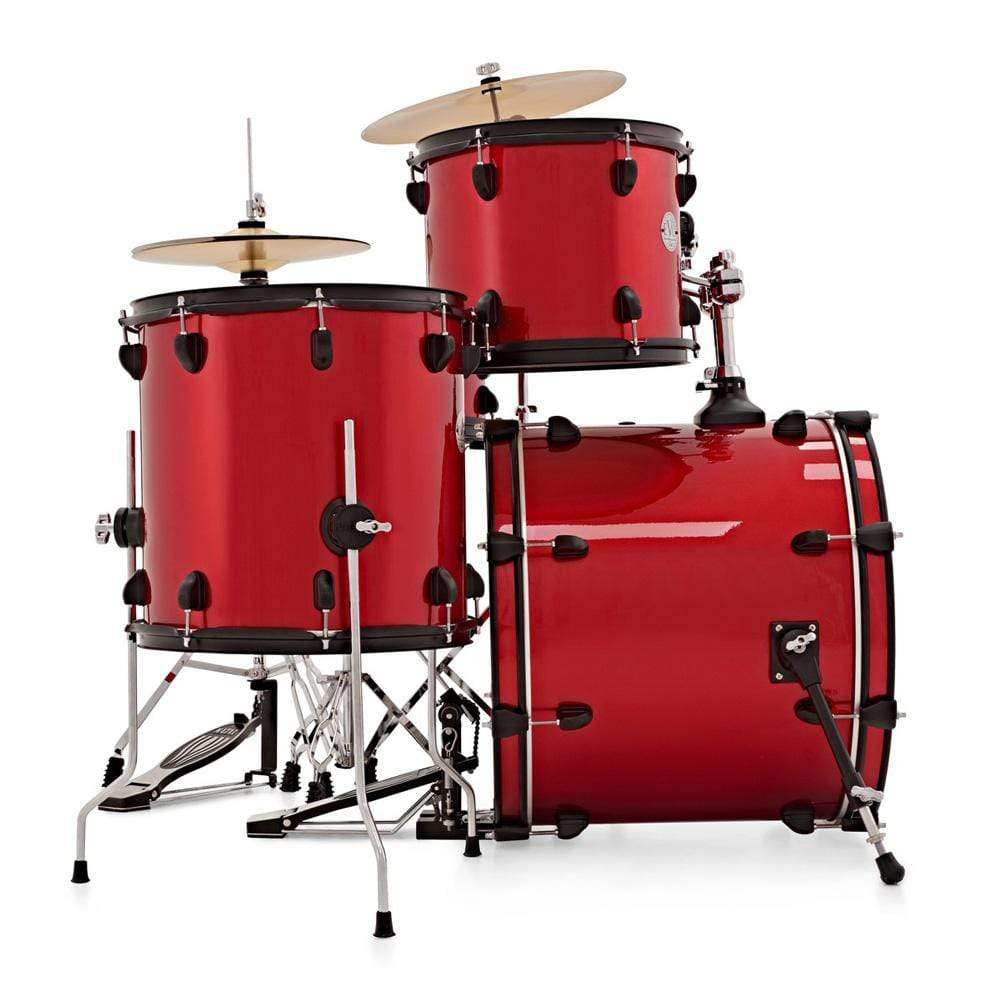 Natal K-EVB-UF22-RE Evolution 5-Piece Shell Pack Acoustic Drum Kit with Hardware & Cymbals