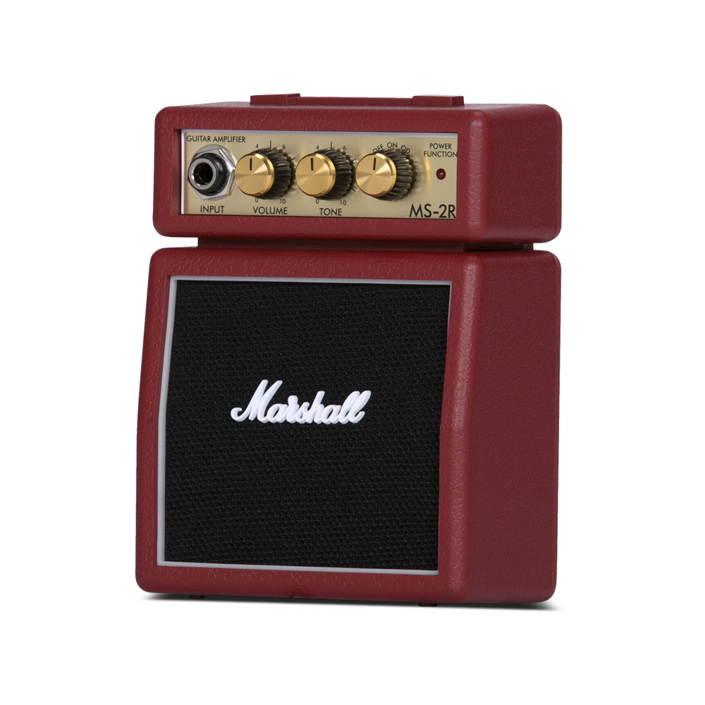 Marshall MS-2R Micro Guitar Amplifier, Red