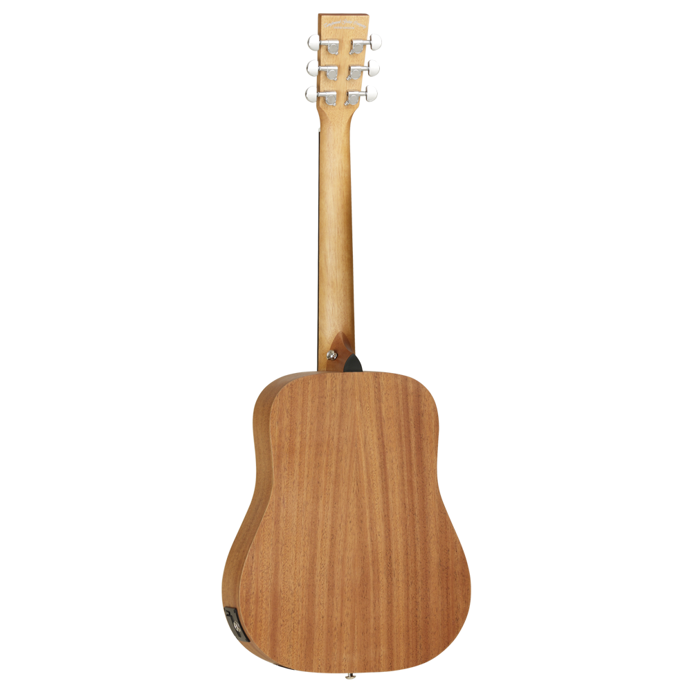 Tanglewood Roadster II TWR2 TE Semi-Acoustic Guitar, 6 Strings, Travel, Natural Satin Finish, Free Padded Bag