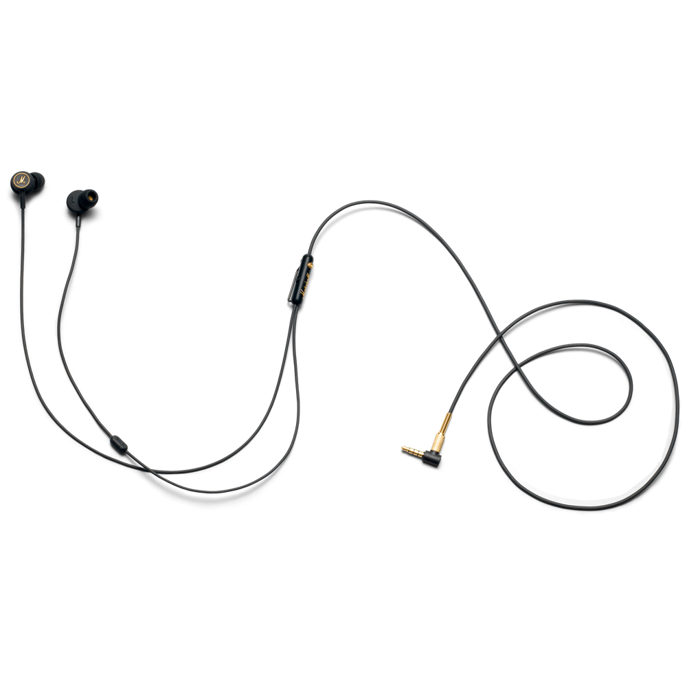 Marshall Mode EQ Wired in Ear Earphone with Mic (Black/Brass) - Open Box