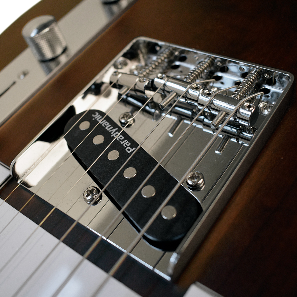 NEWEN Telecaster Style Electric Guitar Made in Argentina, Dark Wood