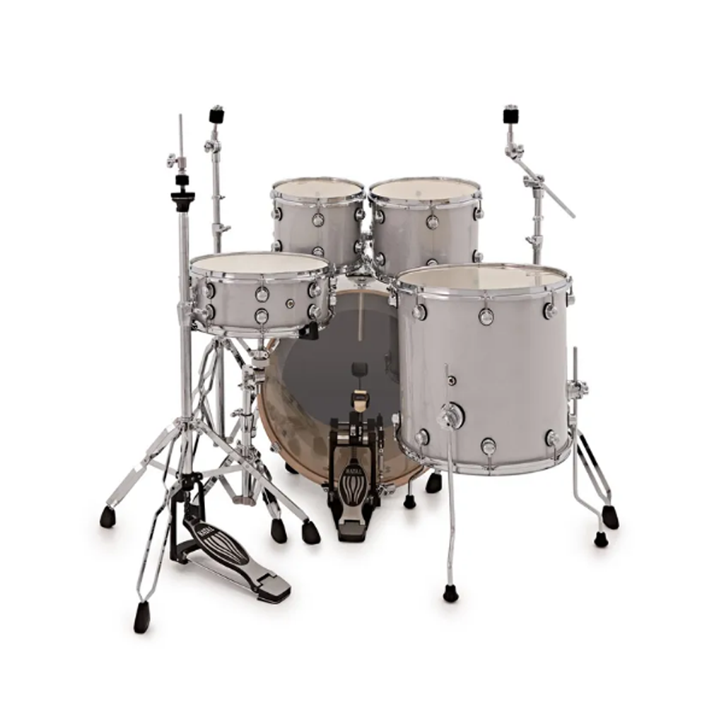 Natal KAR-UF22-WHS Arcadia Series US Fusion 5-Piece Shell Pack Acoustic Drum Kit with Hardware & Stands