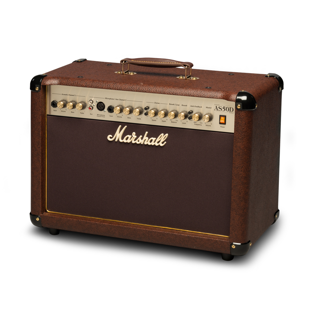 Marshall AS50D 50-watt 2x8 inch Acoustic Soloist Combo Amp