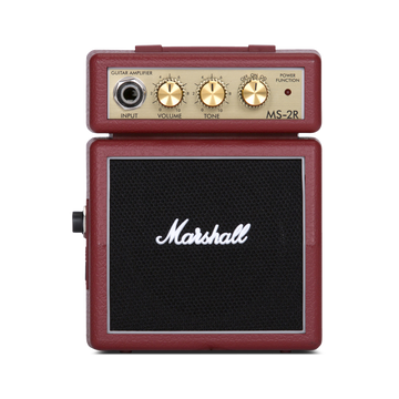 Marshall MS-2R Micro Guitar Amplifier, Red