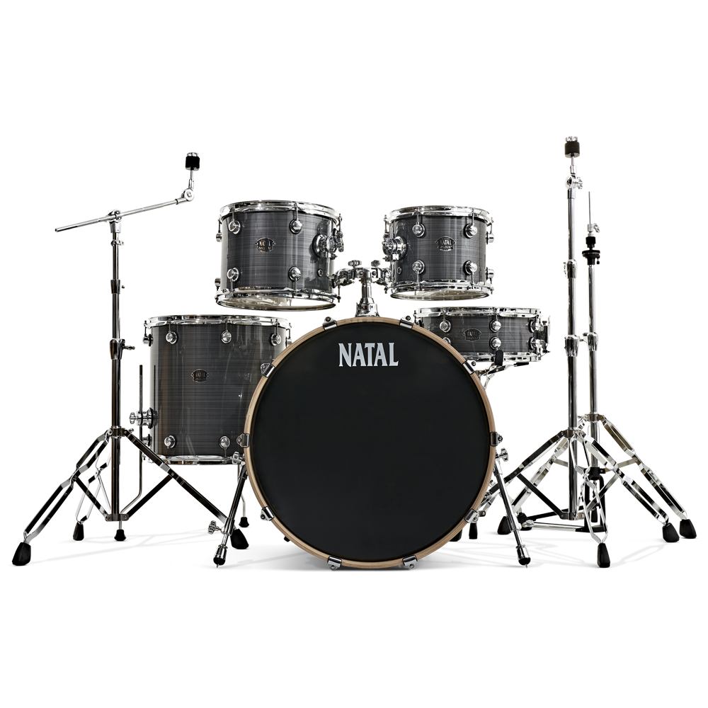 Natal KAR-UF22-GST Arcadia Series US Fusion 5-Piece Acoustic Drum Kit with Hardware & Stands
