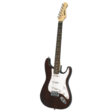 Newen Stratocaster Style Electric Guitar, White oak Wood 