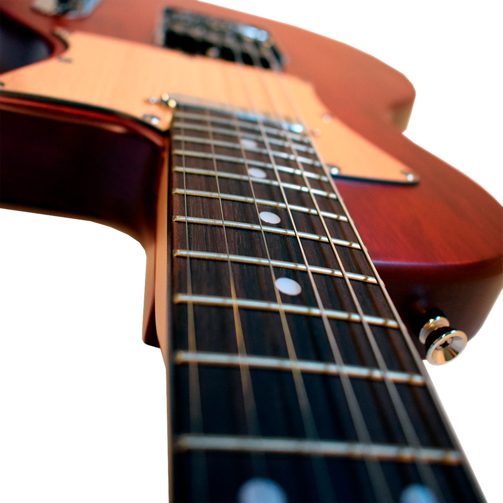 Newen Frizz Electric Guitar White Oak Wood 