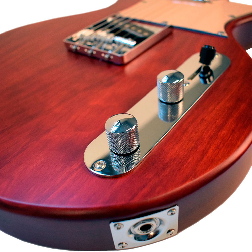 Newen Frizz Electric Guitar White Oak Wood 