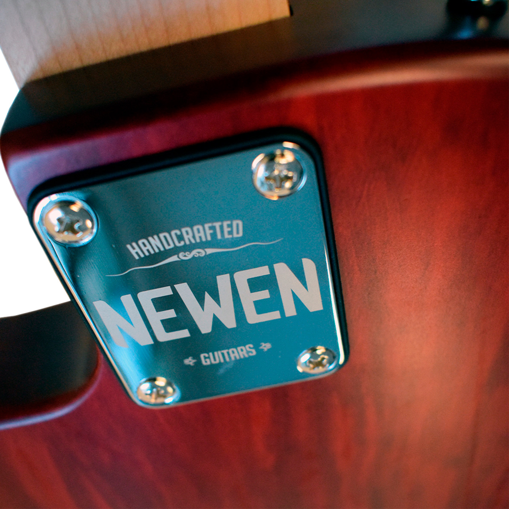 Newen Frizz Electric Guitar White Oak Wood 