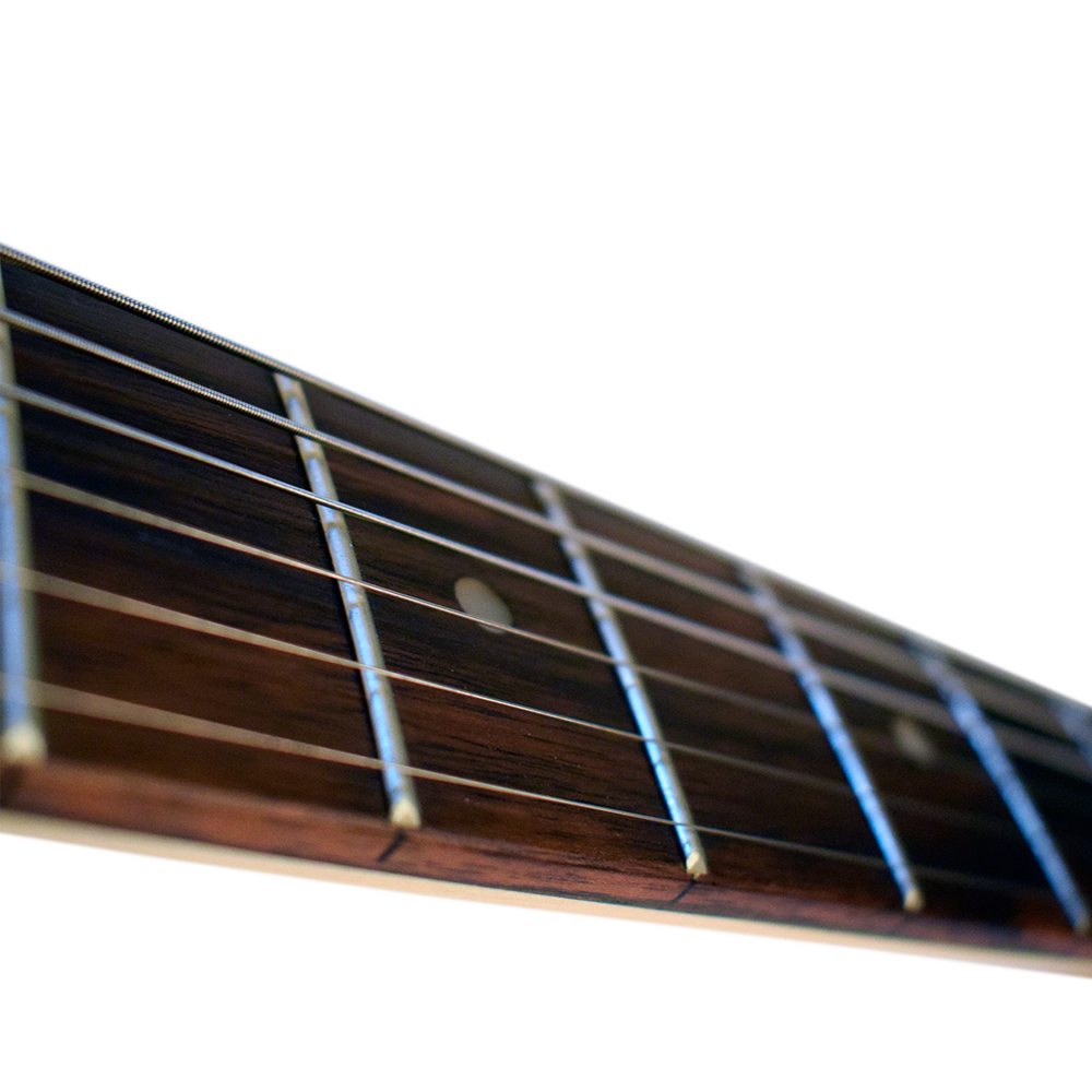 Newen Stratocaster Style Electric Guitar, White oak Wood 