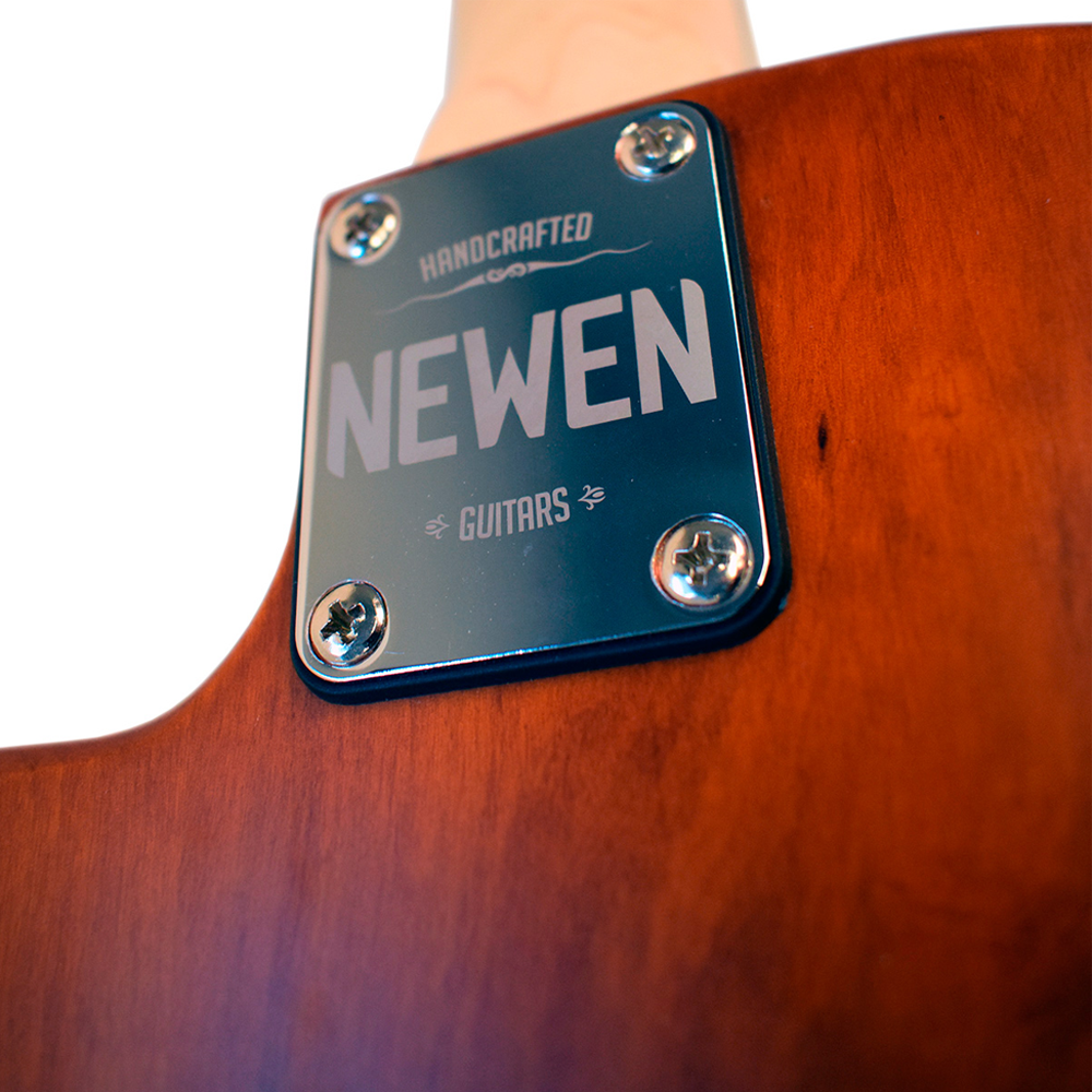 Newen Frizz Electric Guitar White Oak Wood 
