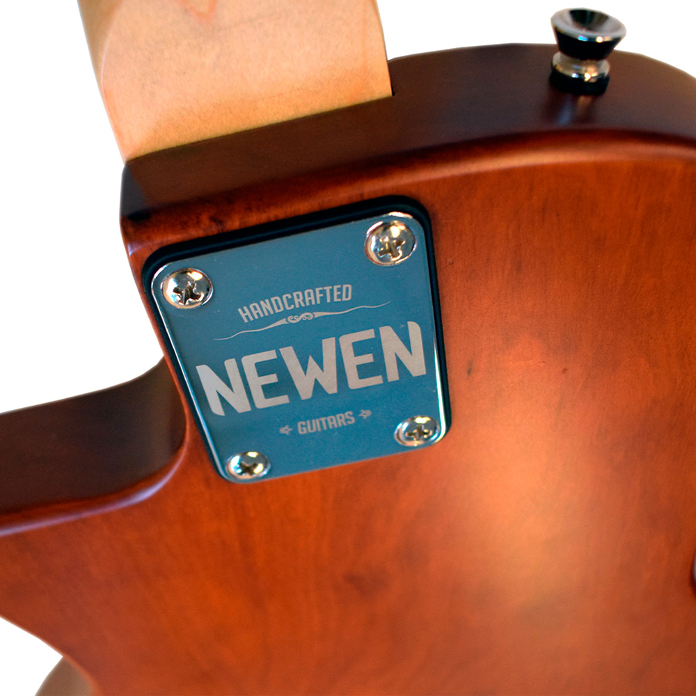 Newen Frizz Electric Guitar White Oak Wood 